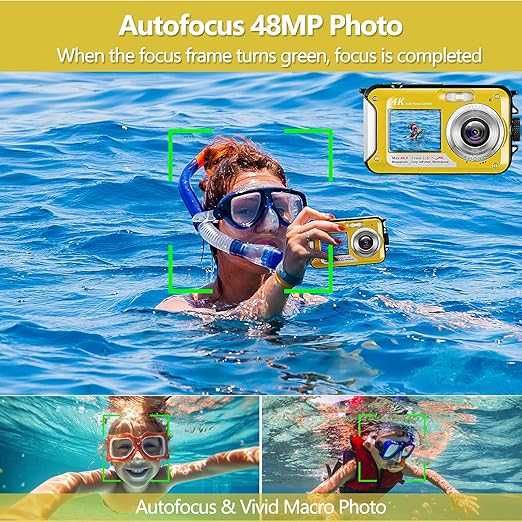 Камера за подводни снимки с двоен екран  YISENCE