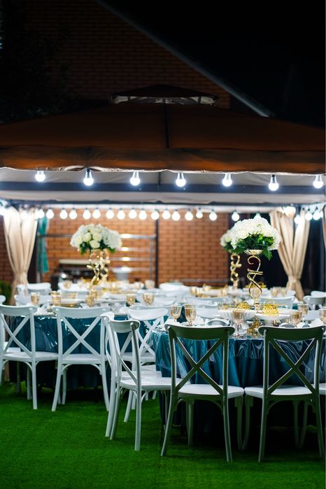 Аренда шатер стол стулья посуда