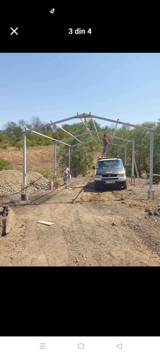 Vând structură metalică 10x20x4