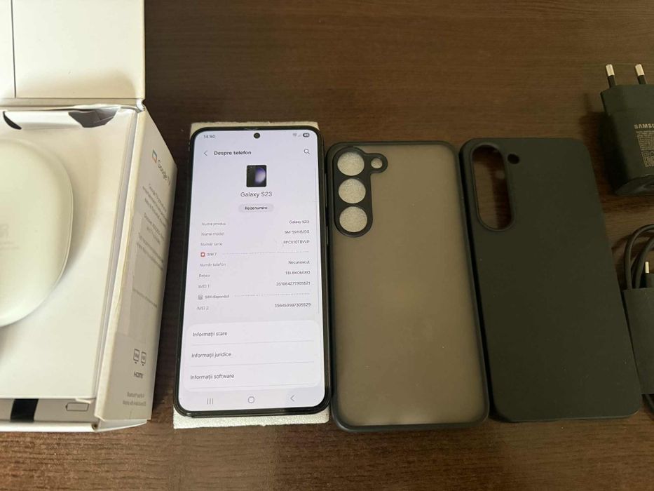 Vand /Schimb Samsung S 23   5 G   Phantom Black  128 Gb