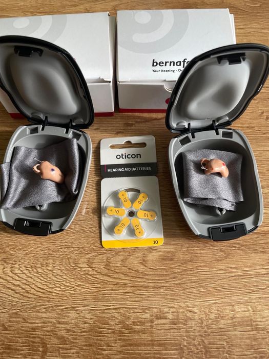 Aparate auditive Bernafon NOI, nefolosite + baterii Oticon