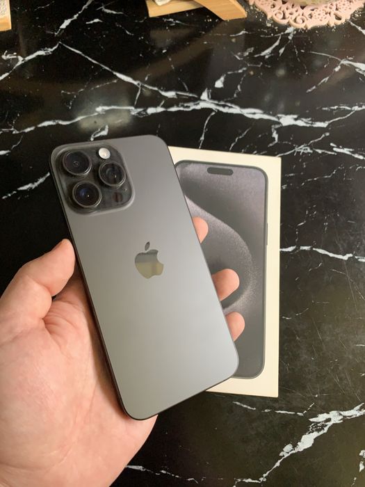 Новый iPhone 15 Pro Max Black | 256Gb | 100 accum