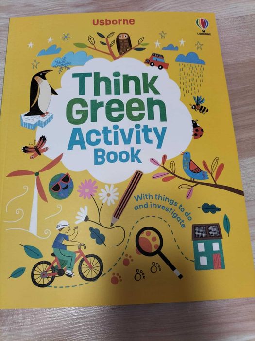 carte Usborne Think Green Activity Book