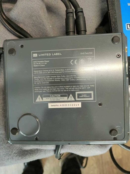 DVD Player dual display auto DVD Twin 700 set complet