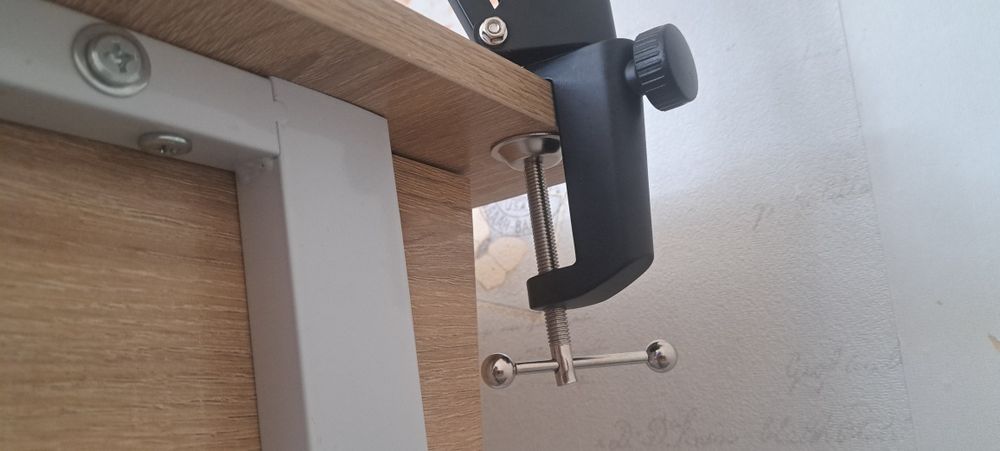FIFINE стойка / рамо за микрофон, за бюро, регулируемо / Microphone Boom Arm, Adjustable Suspension.