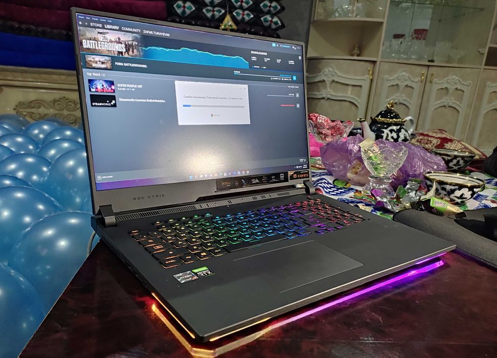 Asus Rog Strix G17 Ryzen 7 5800H 16GB DDR4 1TB SSD RTX 3070 8GB 300HZ