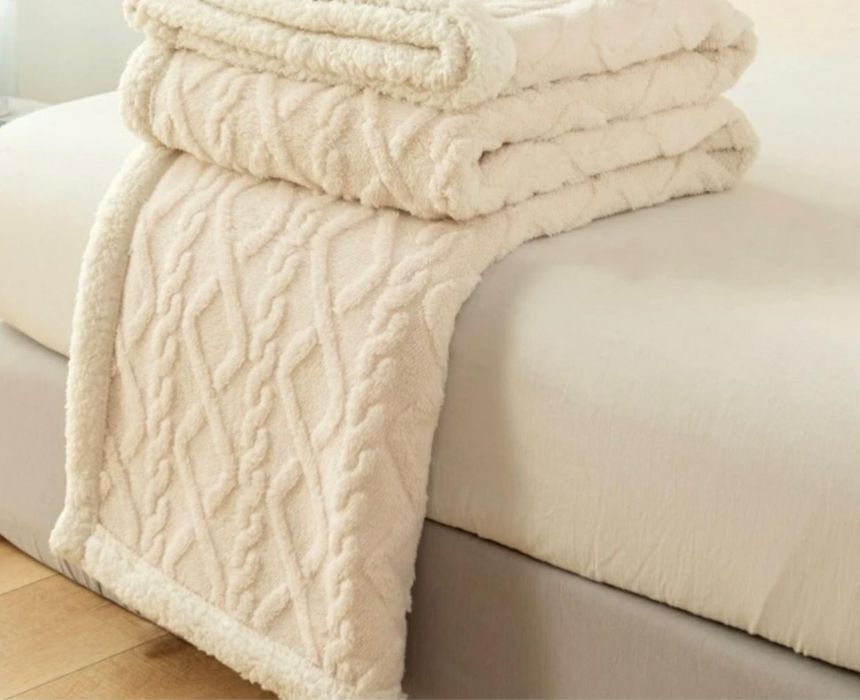 Новый плед барашек 150×200