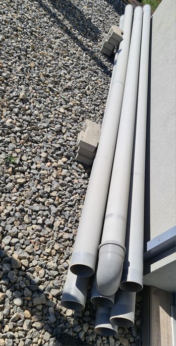 Teava PVC 110 gri si 125 albastră