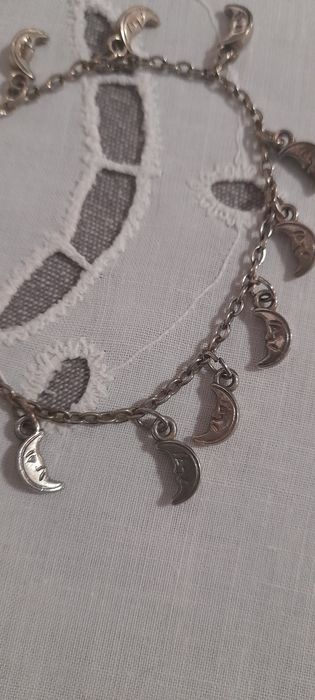 Brățară argintată, pentru picior