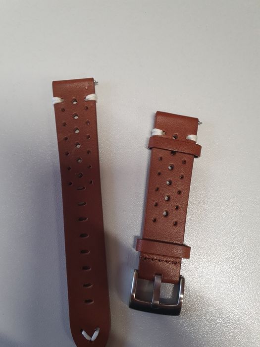 Curea ceas, din piele, cu quick release 20mm