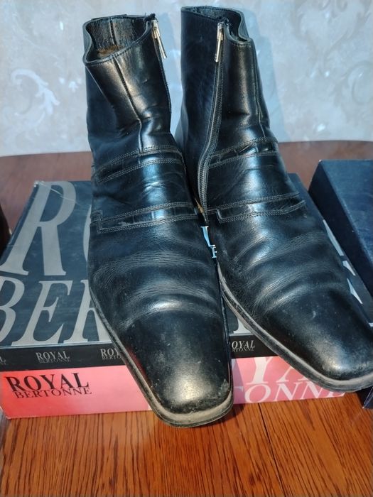 Мужские сапоги натуральные