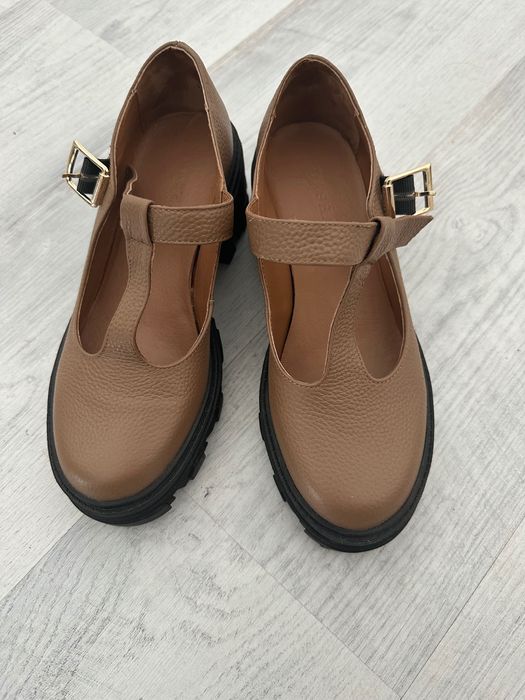 Pantofi de piele naturala Dasha, nr 37
