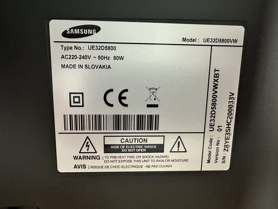 Televizor Samsung 81 cm perfect pentru terasa