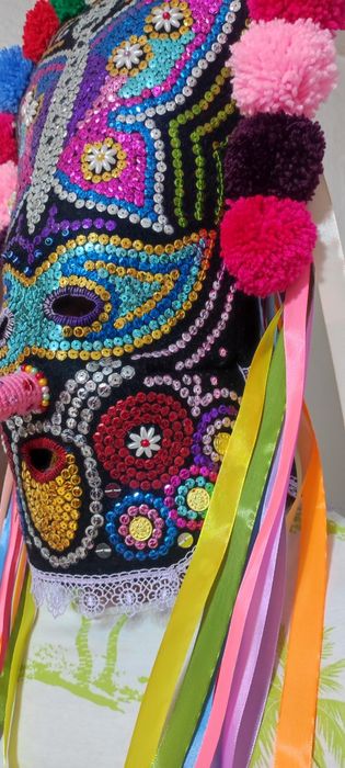 Кукерска маска, гугла,капашон, нова, новодел