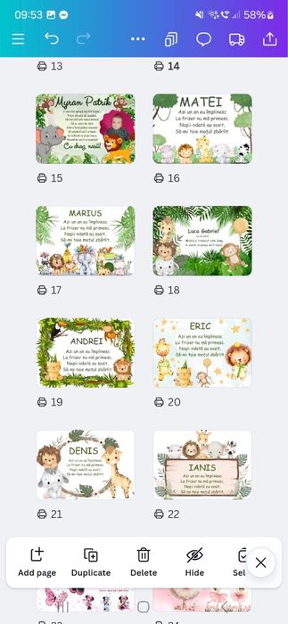 Set tavita mot personalizata asa cum doresti