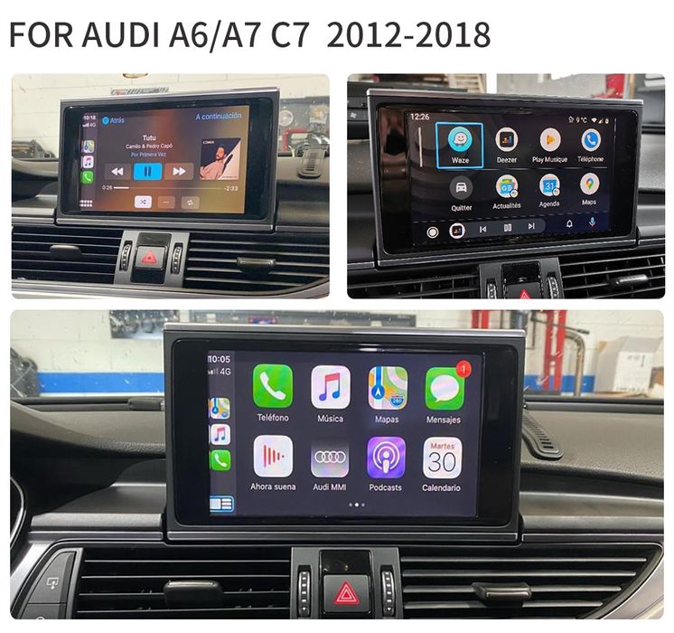 CarPlay si Android Auto Andream pentru Audi A3, A4, A5, A6, A7, A8, Q3