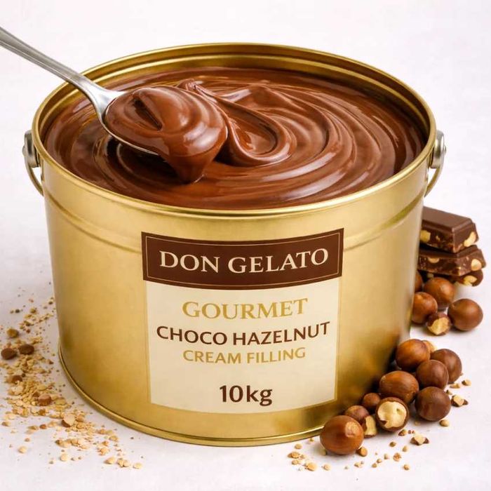 Гурме крем пълнеж шоко лешник Don Gelato | 1 кг / 3 кг / 10 кг