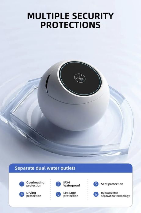 Toaleta inteligenta ceramica cu funcții smart și ecran digital