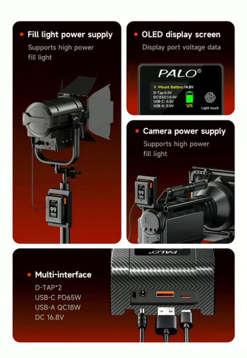 V-Mount батерия. 99WH/. батерия за камера. осветление. фото. видео