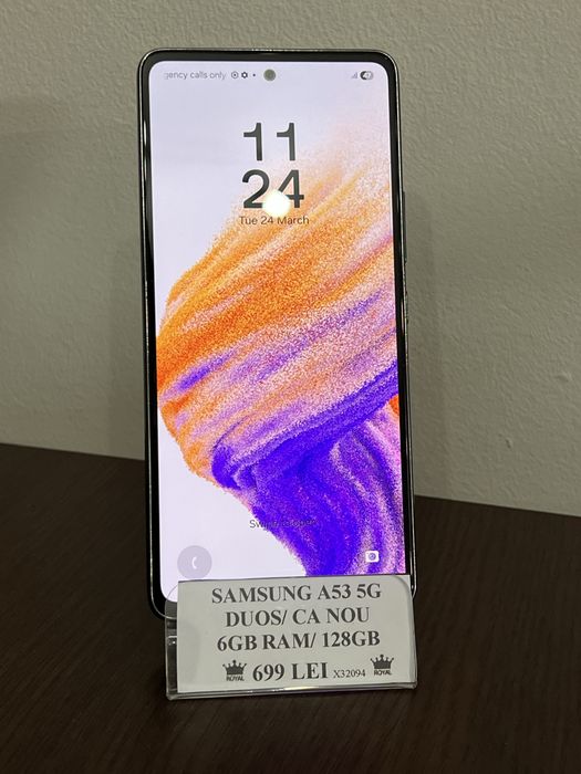 Amanet Royal CB: Samsung A53 duos ca nou 6gb ram 128gb stocare