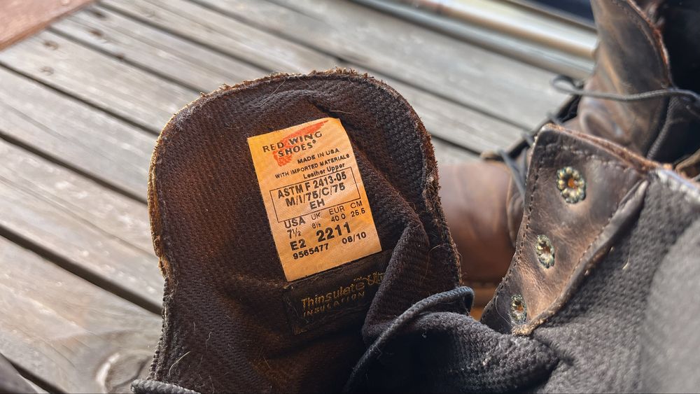 Американские кожаные ботинки Red Wings