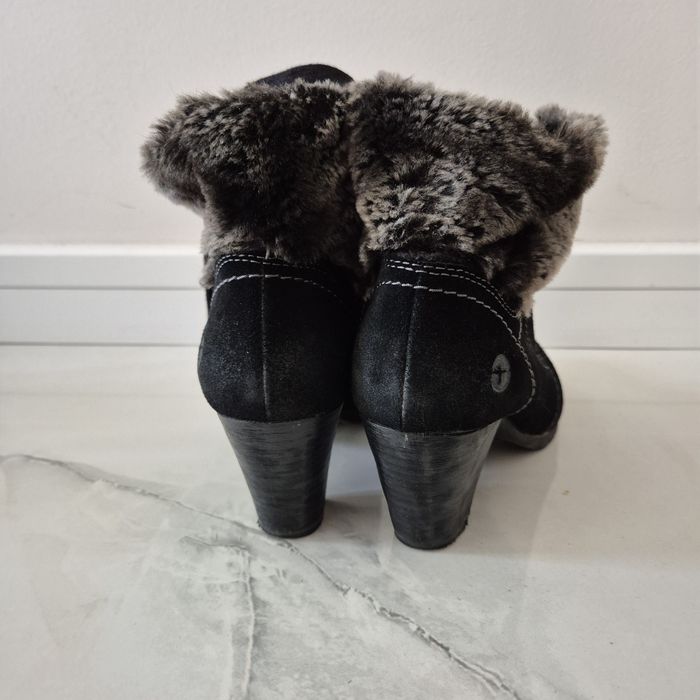 Ghete iarna elegante cu toc dama marime 37