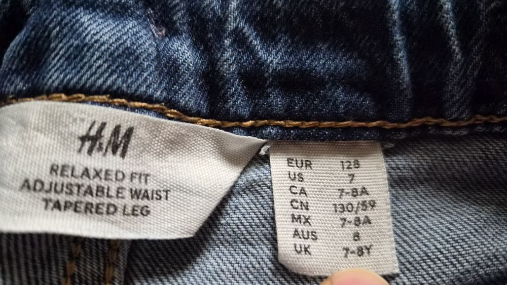 Джинсы детские на 7-8 лет