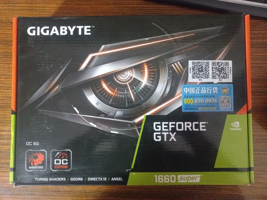 Видеокарта 1660 super 6gb