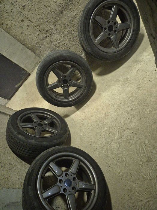 Джанти за БМВ Alutec AV schnitzer 8J x 17 ET 40. С летни гуми 255/50/17 подарък