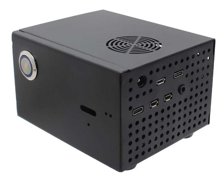 Kit Raspberry Pi 4 8GB+Placa X825 V2+Placa X735 V2.5+Carcasa X825-C8