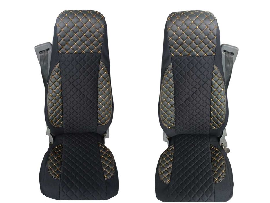 Калъфи за седалки за Volvo FH3 FE FL FM Волво до 2014 от кожа и велур