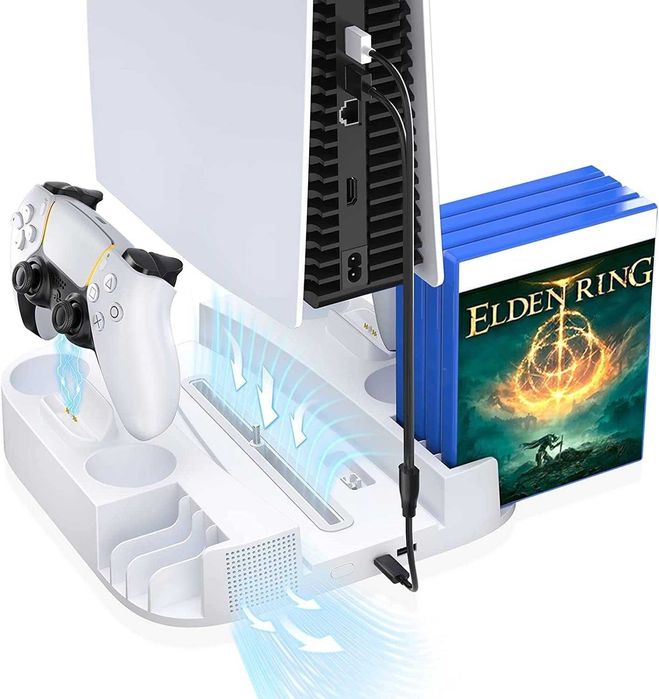 Statie multifunctionala pentru consola PS5 si pad-uri DualSense