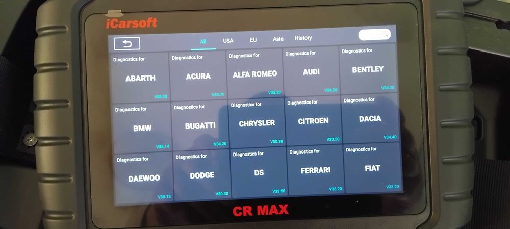 Автодиагностика iCarsoft CR Max