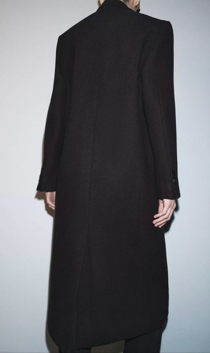 Пальто оверсайз коричневое