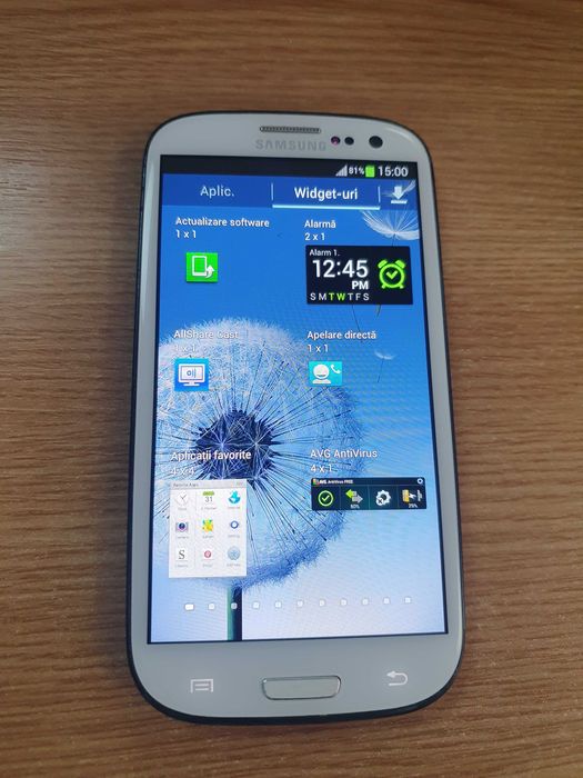 telefon Samsung S3 alb I9300 16Gb perfect functional necodat