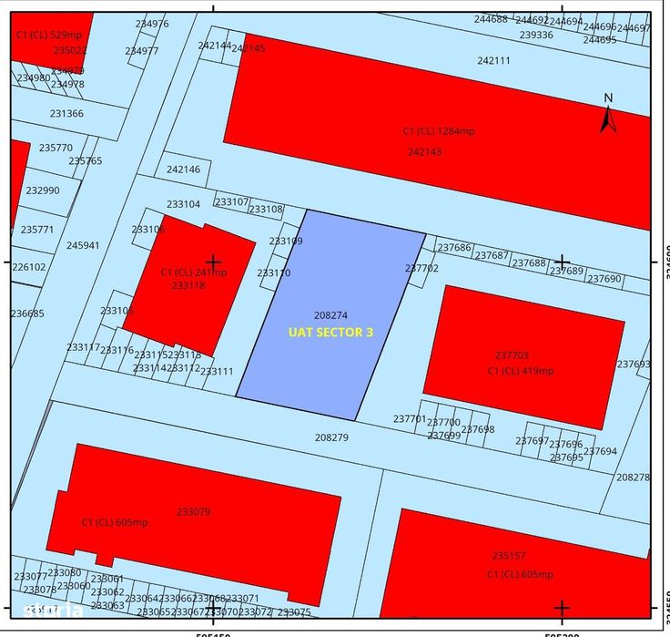 Teren intravilan 580 mp | Sector 3 | Deschidere 17 m | COMISION 0%