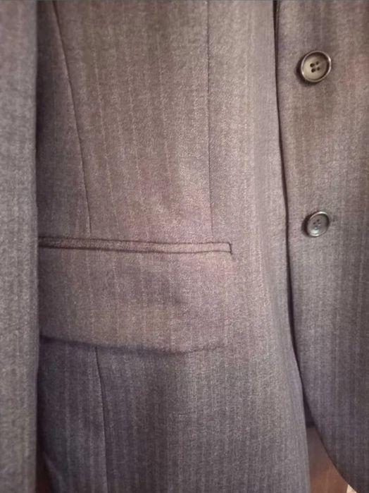 Sacou original Tommy Hilfiger, gri, mărimea L