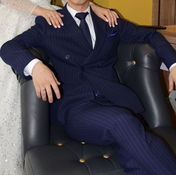 Костюм классика синий двойка