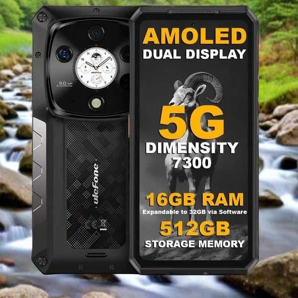 Ulefone Armor 28 Pro 5G 16GB RAM 512GB ROM с IP68 защита