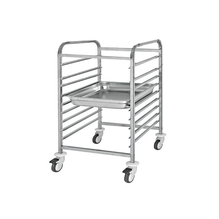 Cărucior servire din inox alimentar