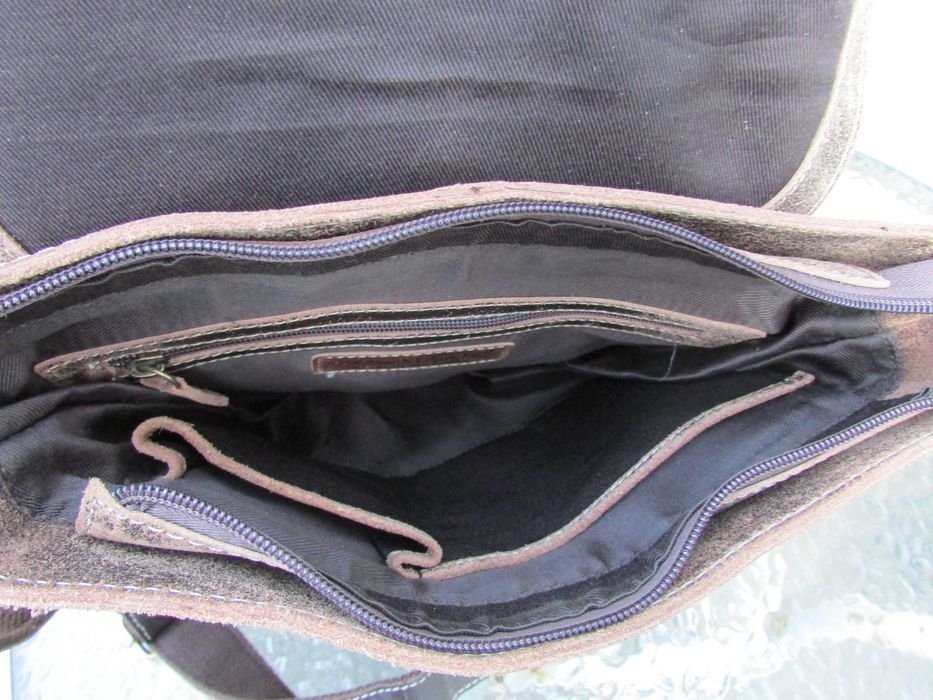 Винтидж кожена чанта през рамо Rowallan