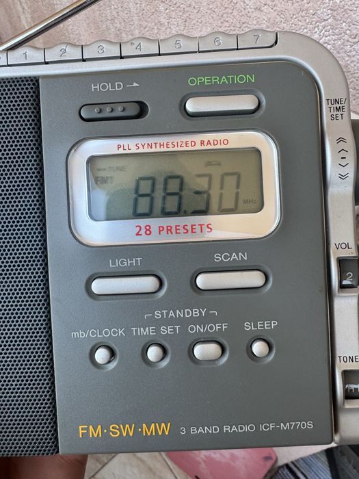 Radio Sony icf m770s
