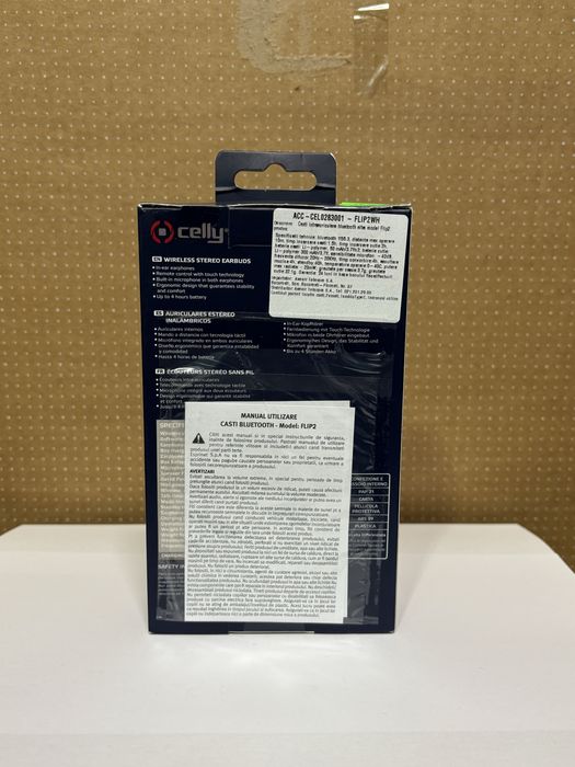 MDM vinde: Casti Celly Flip 2, Black.