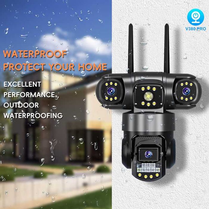Wifi Тройна IP Камера /8mp./ PTZ , HD