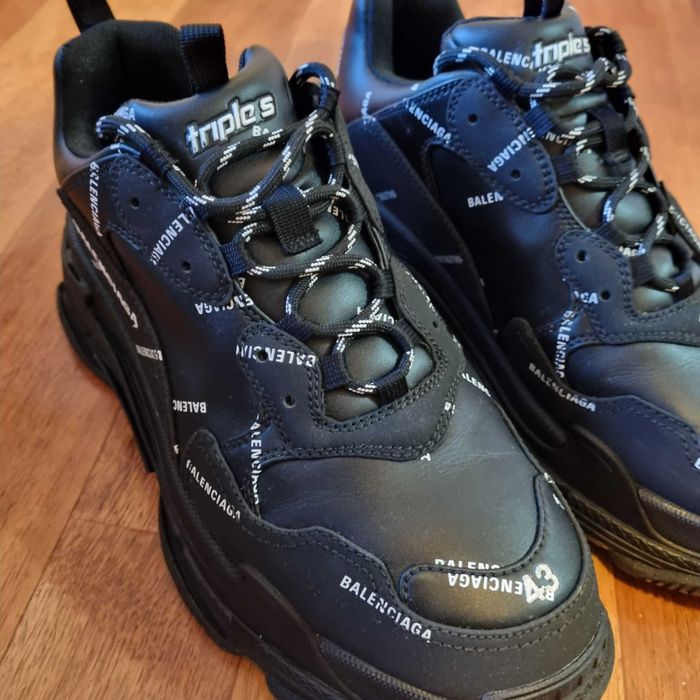 Balenciaga Triple S Black - Оригинални - Размер 43 - Отлично състояние