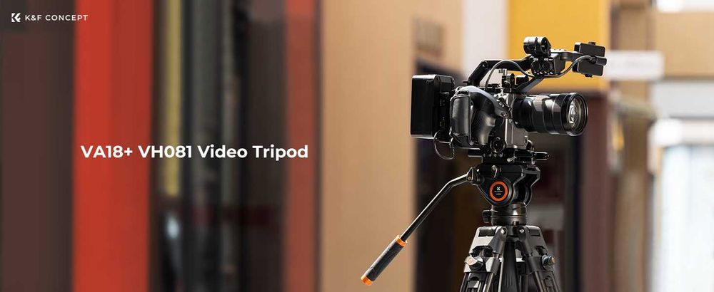Видео статив / трипод K&F Concept с флуидна глава