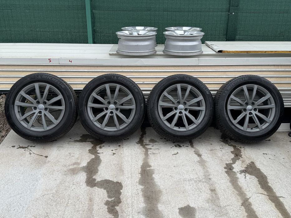 ОРИГИНАЛНИ Джанти 18” Audi A8/A6/A7 с ЛЕТНИ гуми 235/55/18