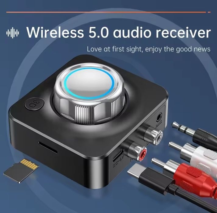 Receptor Audio Bluetooth cu auxiliar și RCA / efect sunet 3D