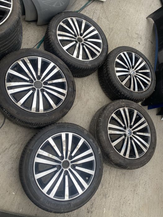 Jante R17 Volkswagen +rezerva 225/50 R17 anvelope vara