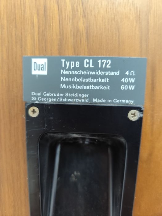 Винтидж тонколони Dual CL 172 - Made in Germany (40W/60W)